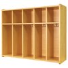 Tot Mate 5Section Wall Locker ReadyToAssemble TML403R.S2222